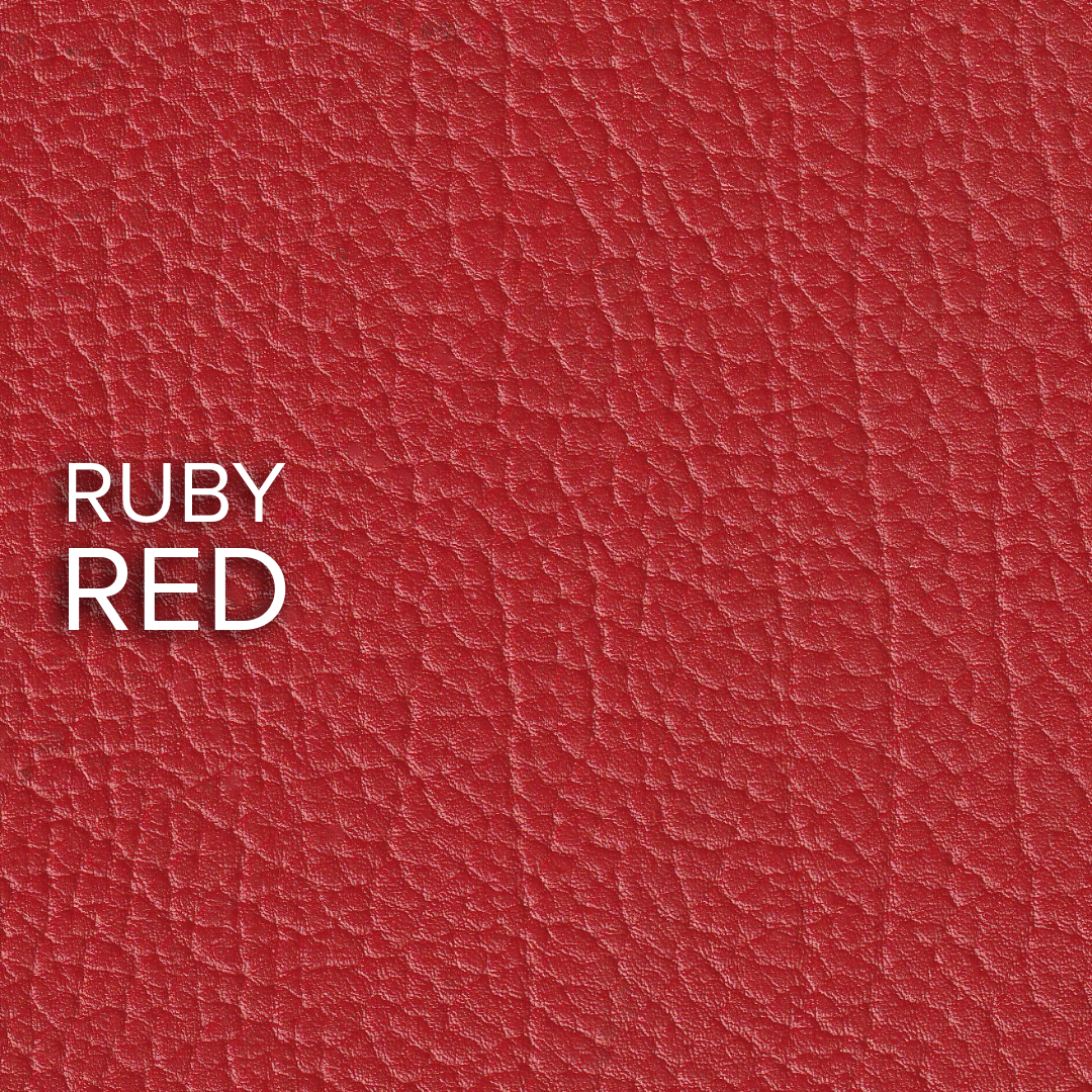 Lederfarbe Ruby Red