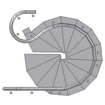 Treppenform: Wendeltreppe