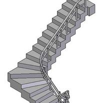 Treppenform: Podesttreppe